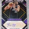 2022-23 Nicolas Batum #GI-NAC Panini Obsidian Galaxy Ink Orange Electric Etch Auto /50-front