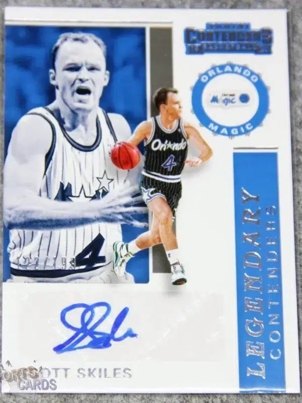 2019-20 Scott Skiles #33 Panini Contenders Legendary Contenders Autograph /199-front
