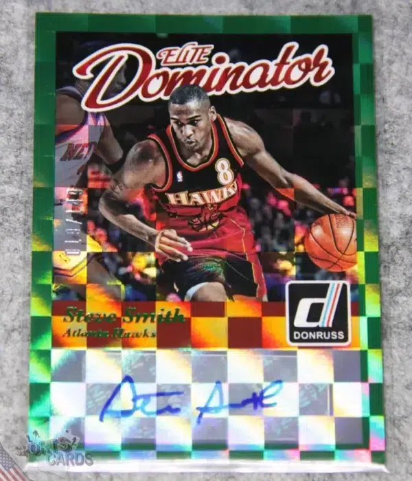 2014-15 Steve Smith #32 Panini Donruss Elite Dominator Signatures /149-front