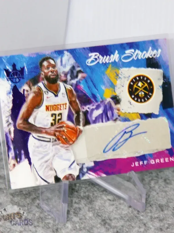 2022-23 Jeff Green #BR-JGD Panini Court Kings Brush Strokes Autograph /35-stand