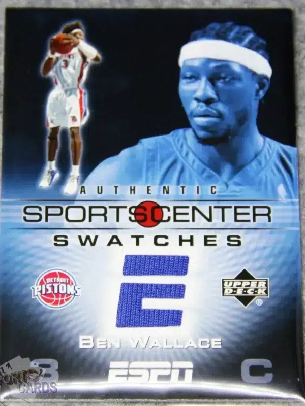 2005-06 Ben Wallace #SCS-BW Upper Deck ESPN SportsCenter Swatches