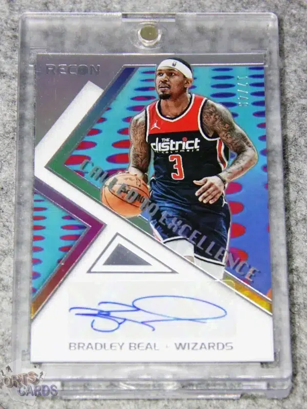 2021-22 Bradley Beal #CES-BBL Panini Recon Called to Excellence Autograph /49-front
