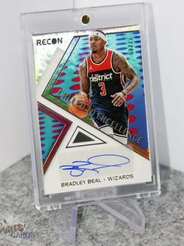 2021-22 Bradley Beal #CES-BBL Panini Recon Called to Excellence Autograph /49-stand