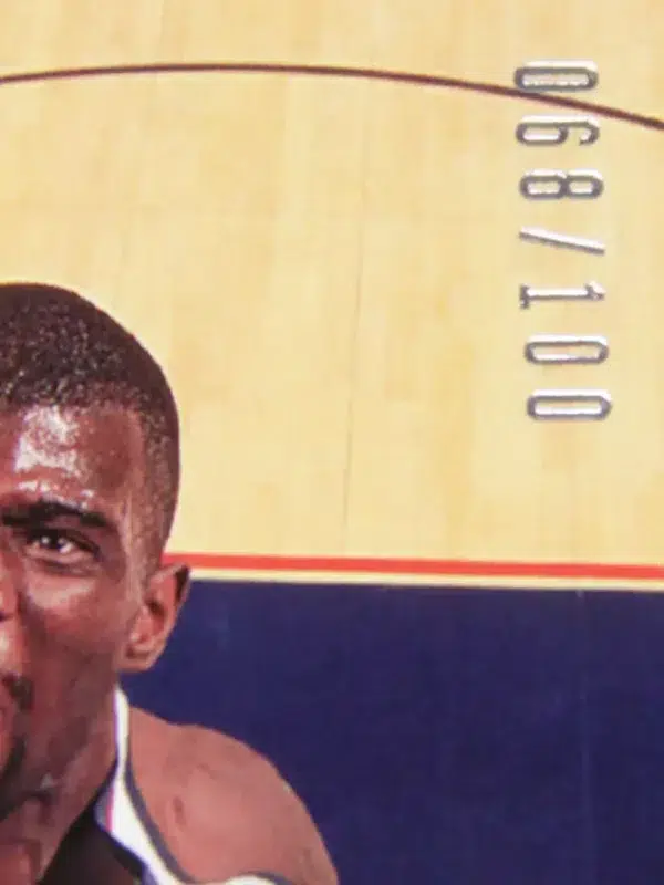 2003-04 Jason Richardson #AGJ12 Upper Deck Autographed UD Game Jersey SN#1 - detail