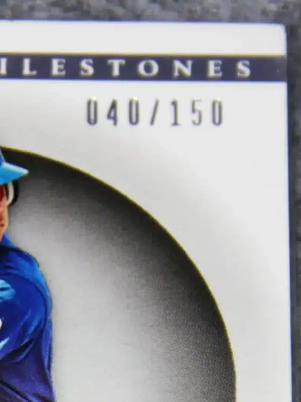 2007 Alex Rodriguez #28 Topps Moments & Milestones RBI SN#40 - detail