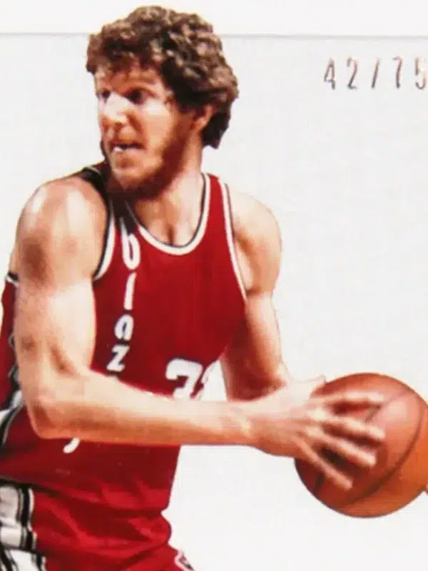 2014-15 Bill Walton Panini National Treasures Greats #NBG-BW SN#42 - detail
