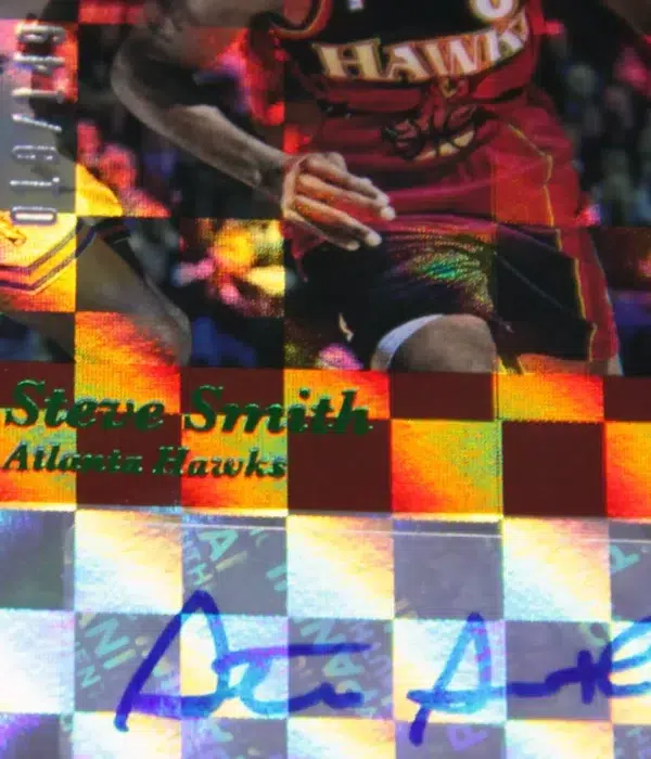 2014-15 Steve Smith #32 Panini Donruss Elite Dominator Signatures SN#19 - detail