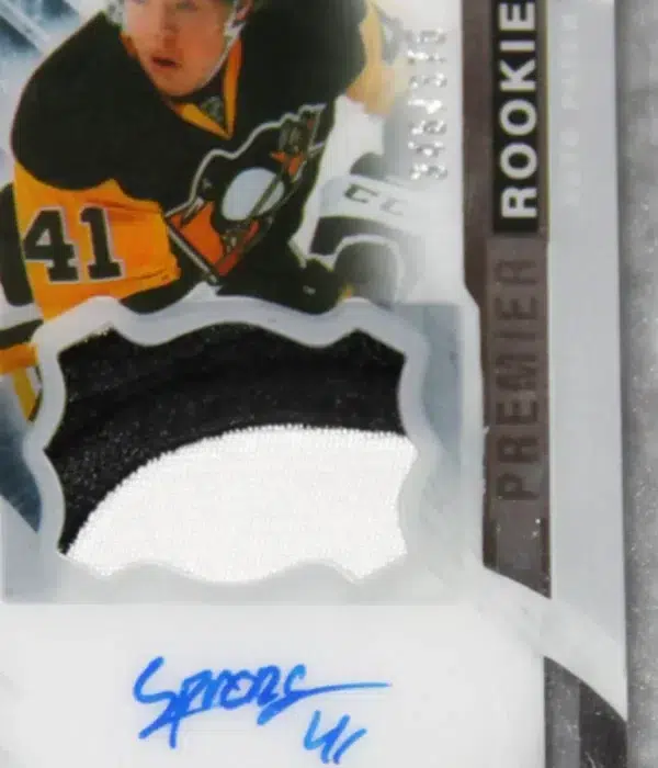 2015-16 Daniel Sprong #85 Upper Deck Premier Rookie SN#348 - detail