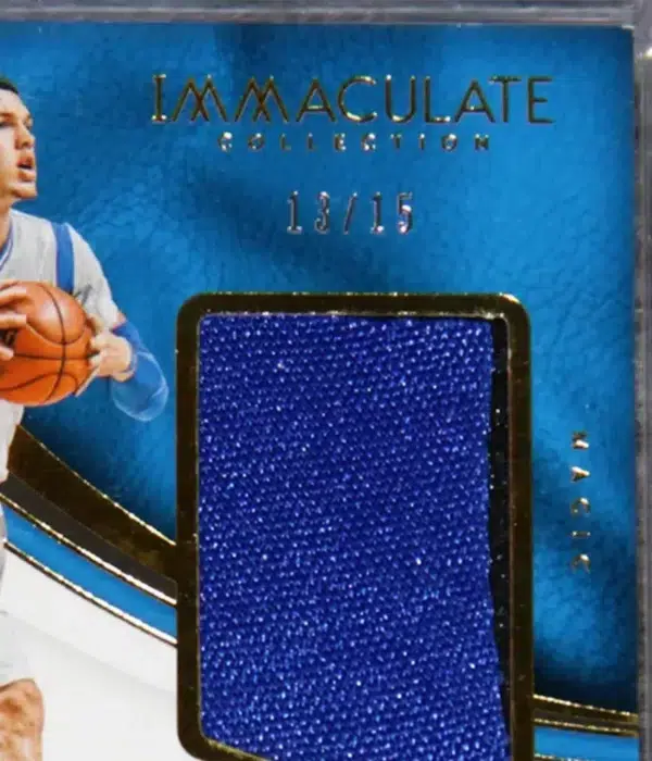 2016-17 Aaron Gordon #SN-AG Panini Immaculate Sneaker Swatch Signatures SN#13 - detail