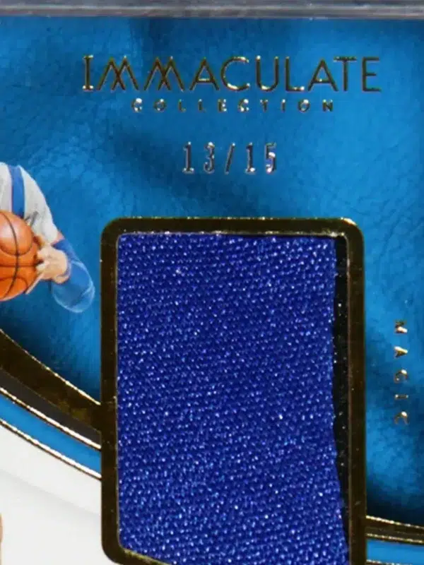 2016-17 Aaron Gordon #SN-AG Panini Immaculate Sneaker Swatch Signatures SN#13 - detail