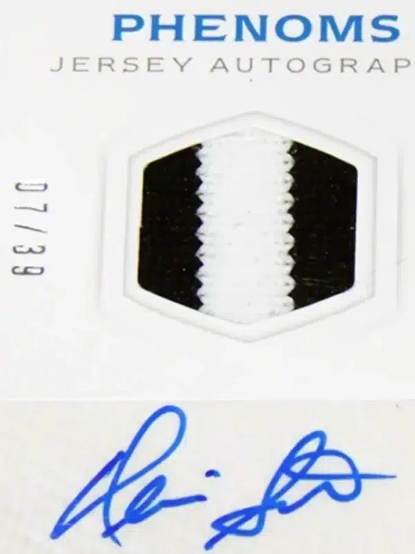 2016-17 Dennis Scott #PJA-DS Panini Phenoms Jersey Autographs SN#7 - detail