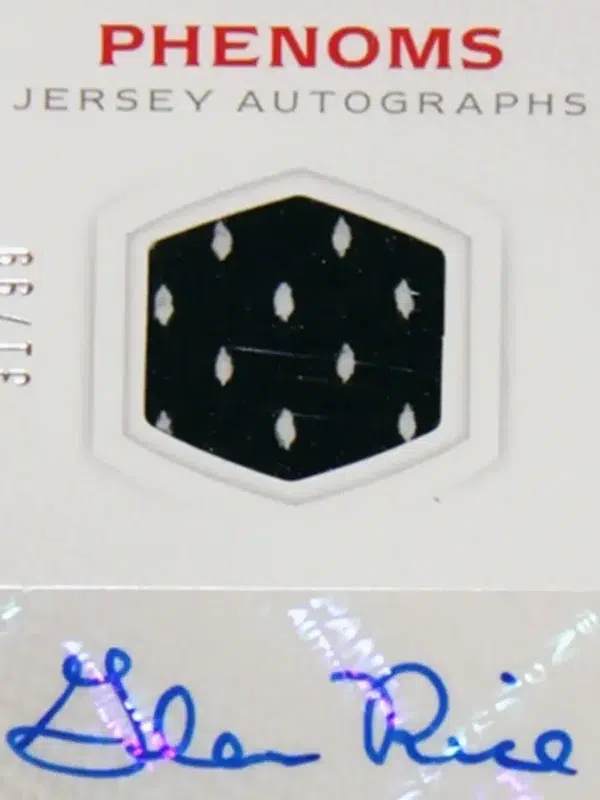 2016-17 Glen Rice #PJA-GR Panini Limited Phenoms Jersey Autographs SN#31 - detail