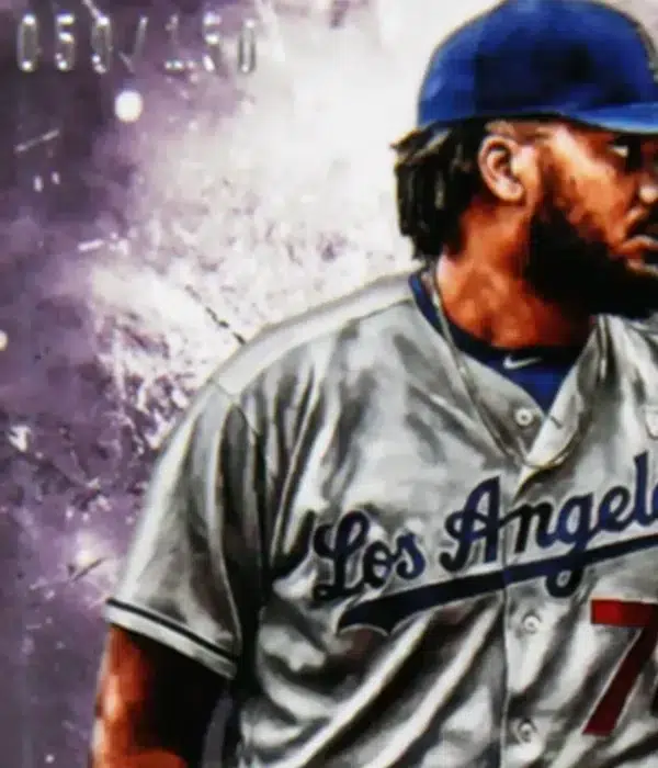 2018 Kenley Jansen #19 Topps Inception Purple SN#59 - detail