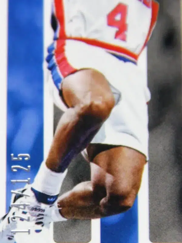 2019-20 Joe Dumars #LC-JDM Panini Contenders Optic Legendary Silver Prizm Auto SN#124 - detail