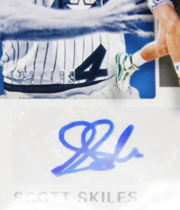 2019-20 Scott Skiles #33 Panini Contenders Legendary Contenders Autograph SN#122 - detail