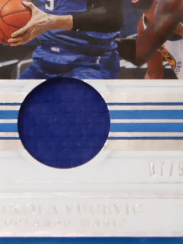 2020-21 Nikola Vucevic #JT-NKV Panini National Treasures Jersey Treasures - detail