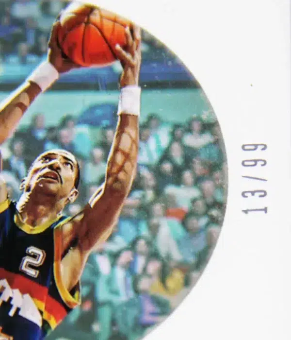 2021-22 Alex English #SNA-AEN Panini Noir Snapshot Signatures SN#13 - detail