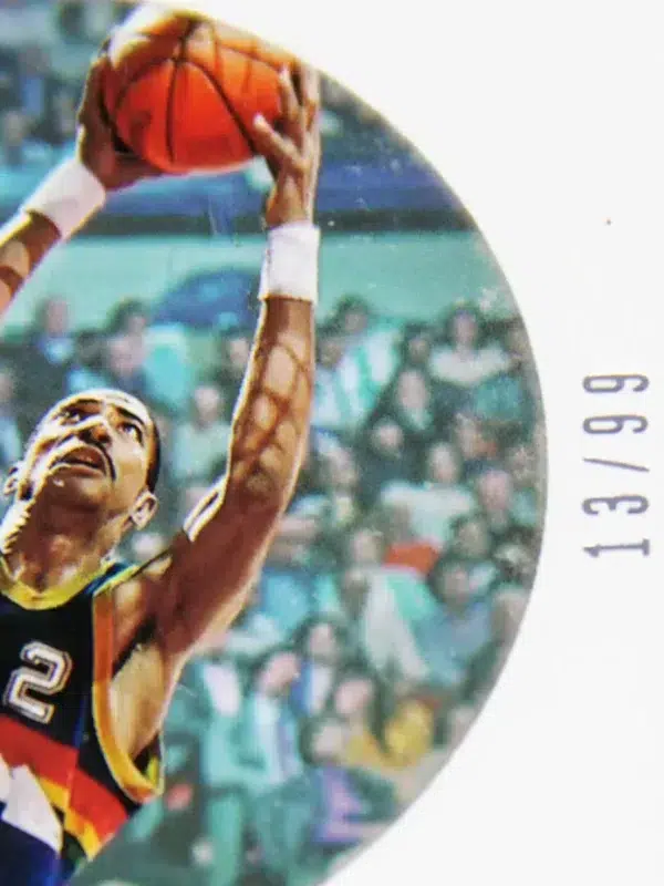 2021-22 Alex English #SNA-AEN Panini Noir Snapshot Signatures SN#13 - detail