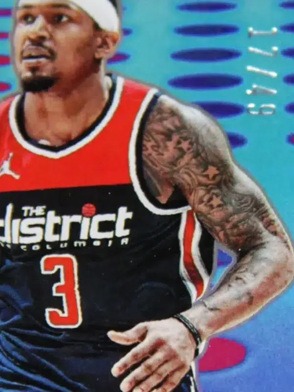 2021-22 Bradley Beal #CES-BBL Panini Recon Called to Excellence Autograph SN#17 - detail