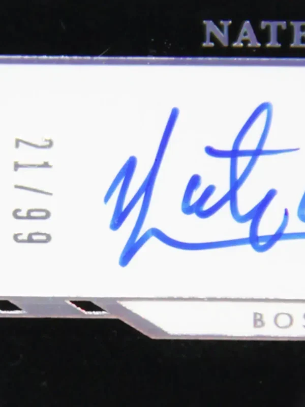 2021-22 Nate Archibald #ANC-NAR Panini Noir Auto SN#21 - detail