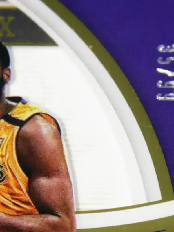 2021-22 Robert Horry #SBS-RHA Panini Immaculate Shadowbox Autograph SN#35 - detail