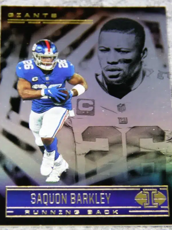 2021 Saquon Barkley #49 Panini Illusions - front