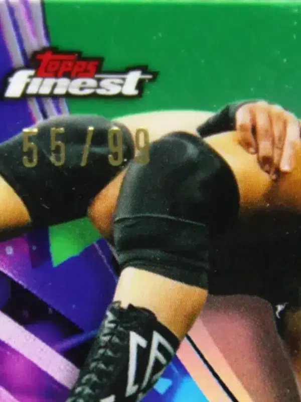 2021 Tommaso Ciampa #98 Topps Finest WWE NXT SN#55 - detail