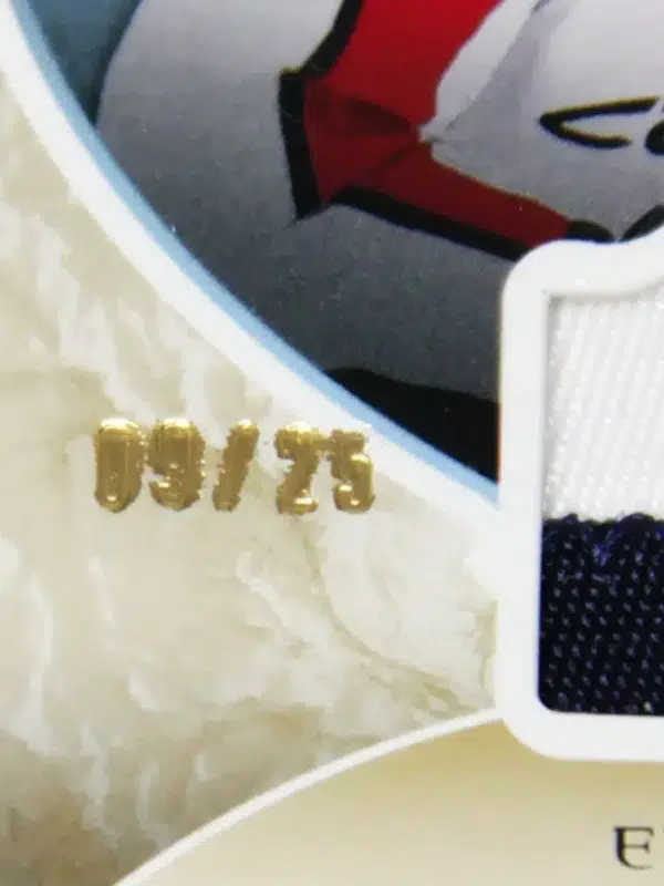 2022-23 Evgeny Kuznetsov #NR-EK Upper Deck Artifacts NHL Remnants Patch SN#9 - detail