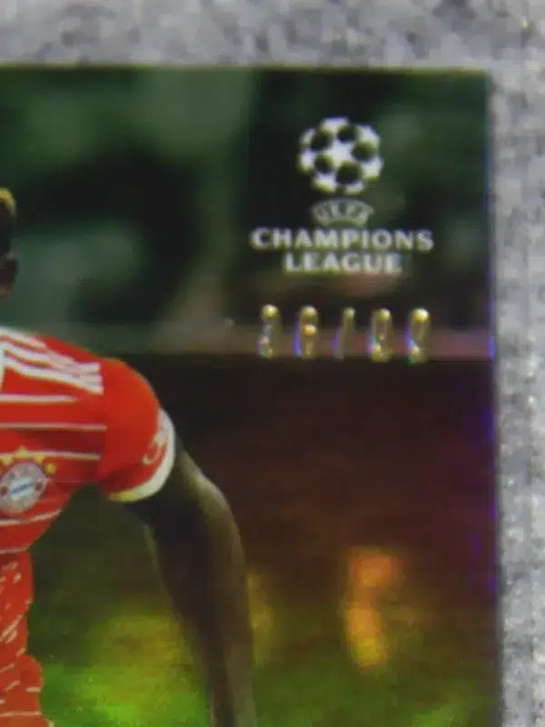 2022-23 Sadio Mane #SM Topps OnDemand UEFA Champions League Green Bayern Munchen SN#36 - detail