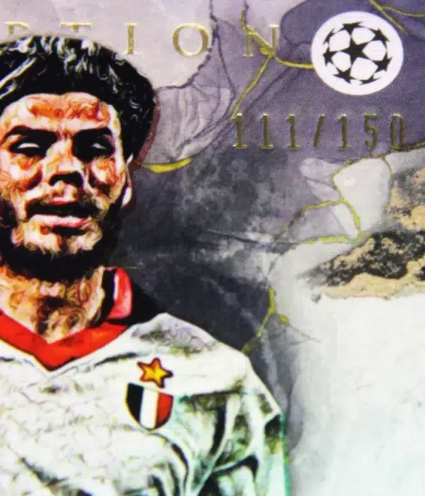 2022-23 Zvonimir Boban Topps Inception UEFA Champions League Rainbow Refractor SN#111 - detail