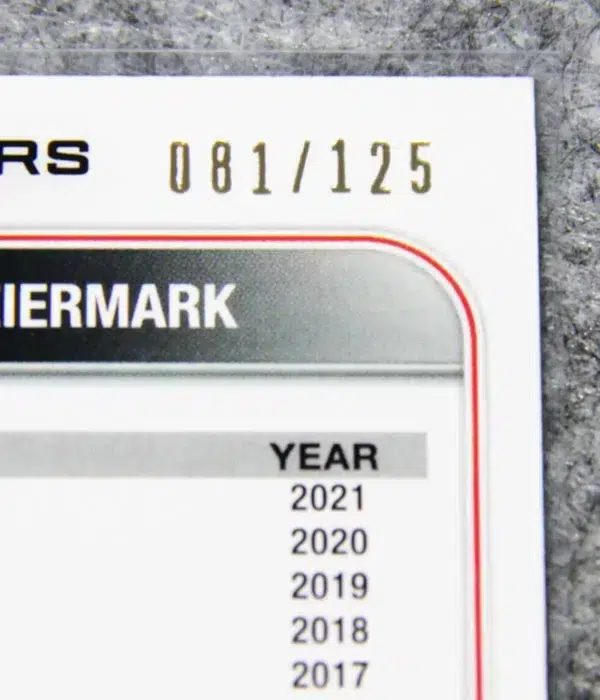2022 Max Verstappen #159 Topps F1 Grand Prix Winners Yellow Refractor SN#81 - detail