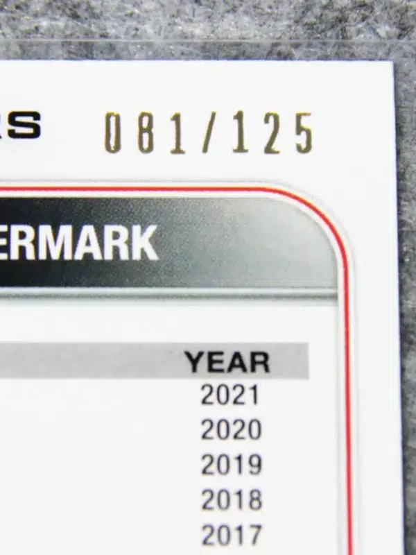 2022 Max Verstappen #159 Topps F1 Grand Prix Winners Yellow Refractor SN#81 - detail