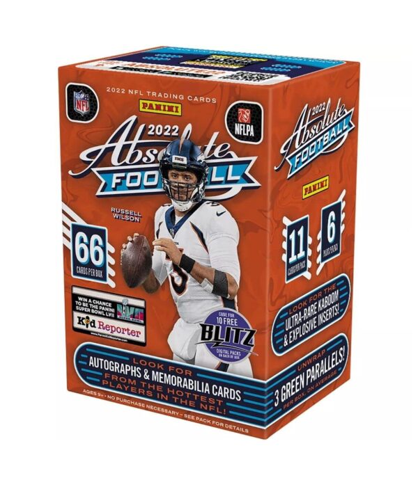 2022 Panini Absolute Football NFL Blaster Box - Sealed - Stand