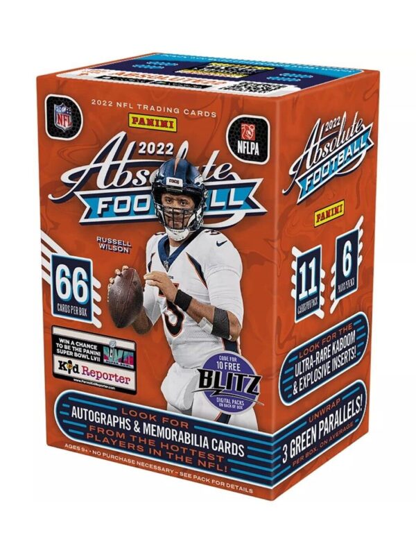 2022 Panini Absolute Football NFL Blaster Box - Sealed - Stand
