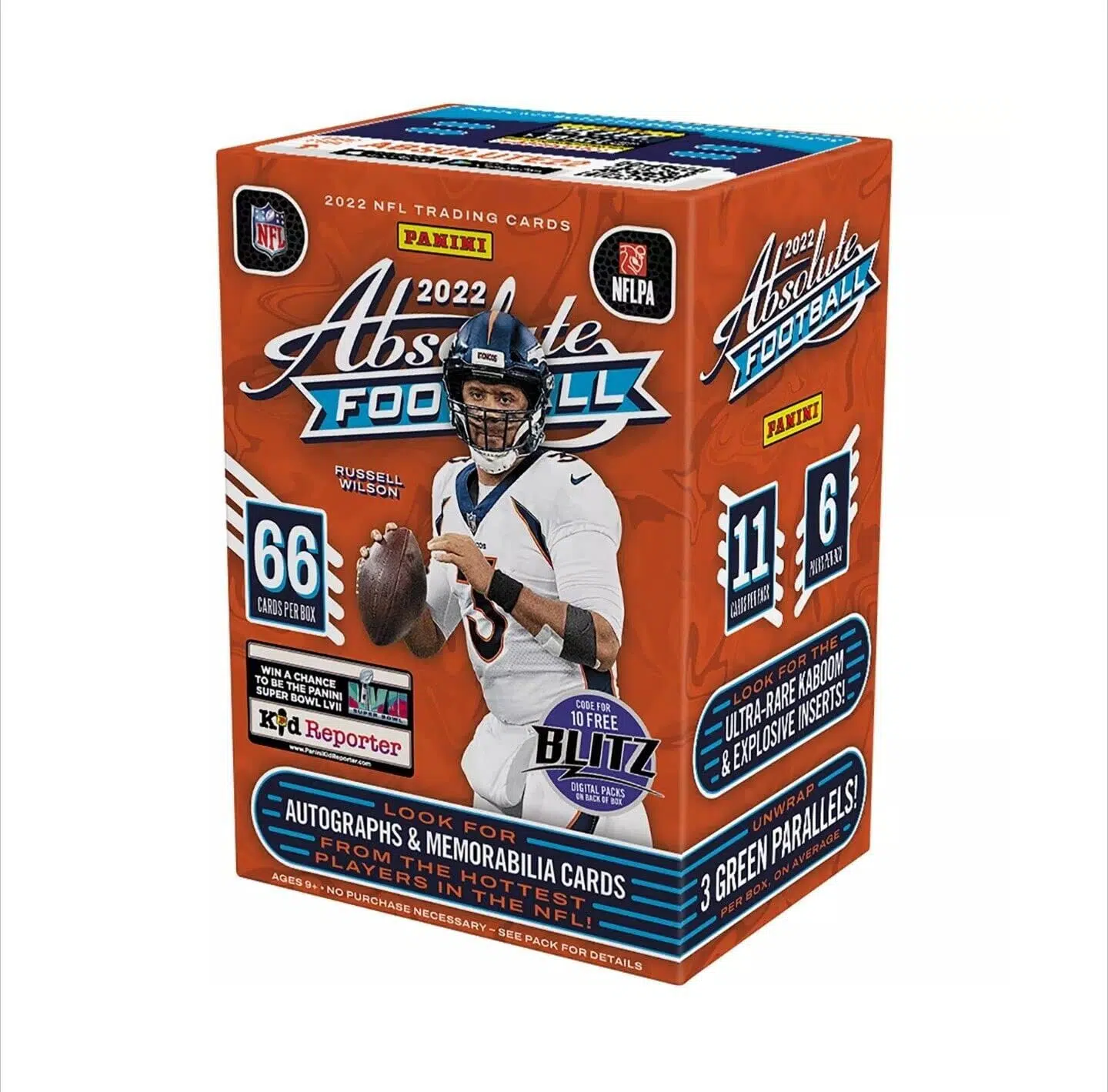 2022 Panini Absolute Football NFL Blaster Box - Sealed - Stand