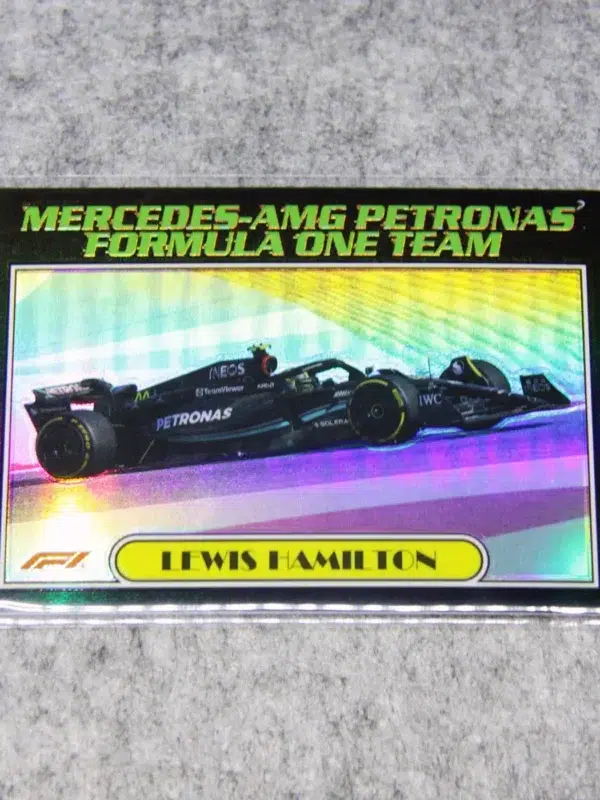 2023 Lewis Hamilton #AU77-LH Topps F1 Autos of 1977 Throwback SP - front