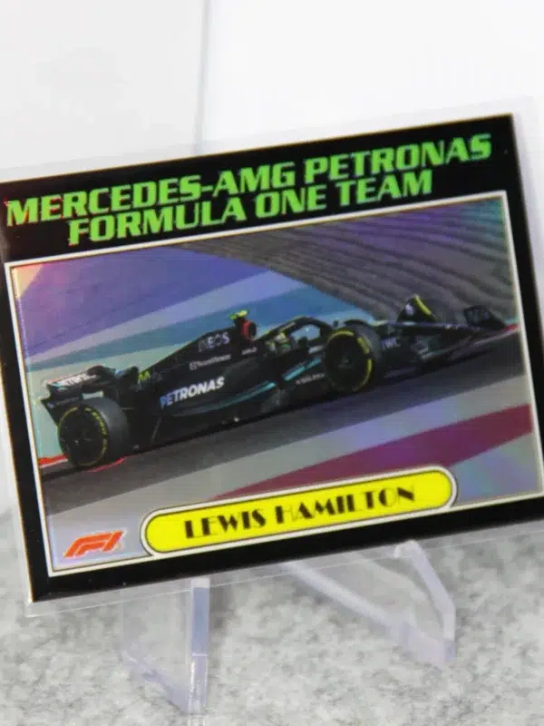 2023 Lewis Hamilton #AU77-LH Topps F1 Autos of 1977 Throwback SP - stand