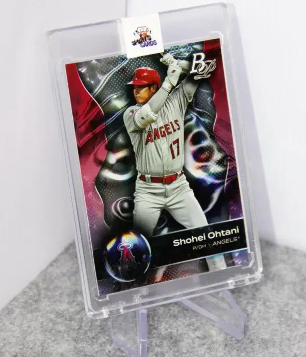 2023 Shohei Ohtani #68 Topps Bowman Platinum Ice Foil - stand