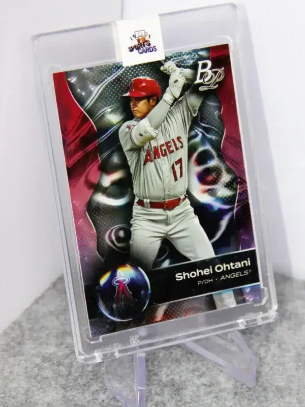 2023 Shohei Ohtani #68 Topps Bowman Platinum Ice Foil - stand