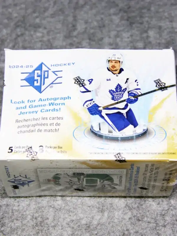 2024-25 Upper Deck SP Hockey NHL Blaster Box - back