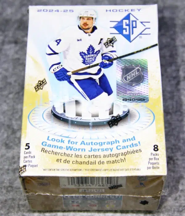 2024-25 Upper Deck SP Hockey NHL Blaster Box - front