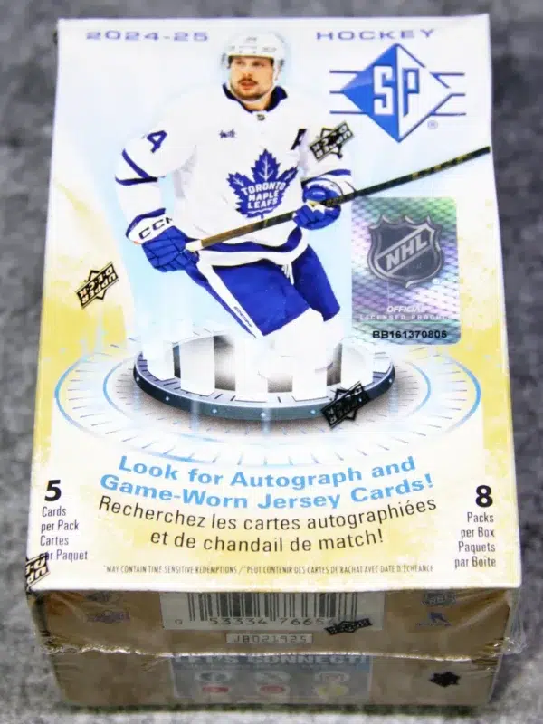 2024-25 Upper Deck SP Hockey NHL Blaster Box - front