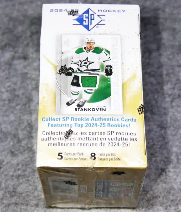2024-25 Upper Deck SP Hockey NHL Blaster Box - side