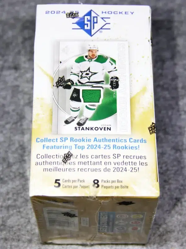 2024-25 Upper Deck SP Hockey NHL Blaster Box - side