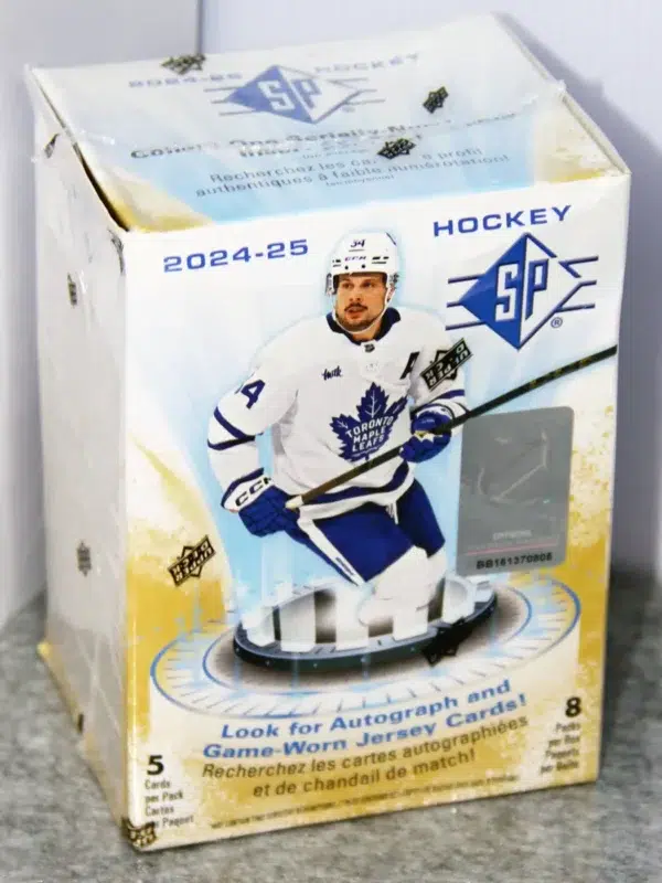 2024-25 Upper Deck SP Hockey NHL Blaster Box - stand