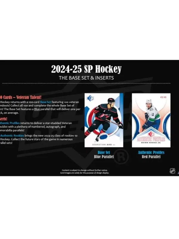 2024-25 Upper Deck SP Hockey NHL Blaster Box - supplier
