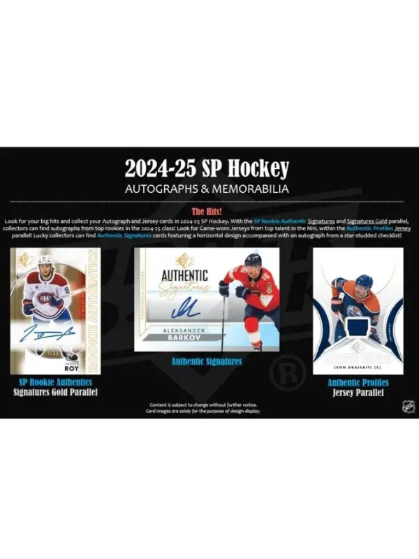 2024-25 Upper Deck SP Hockey NHL Blaster Box - supplier2