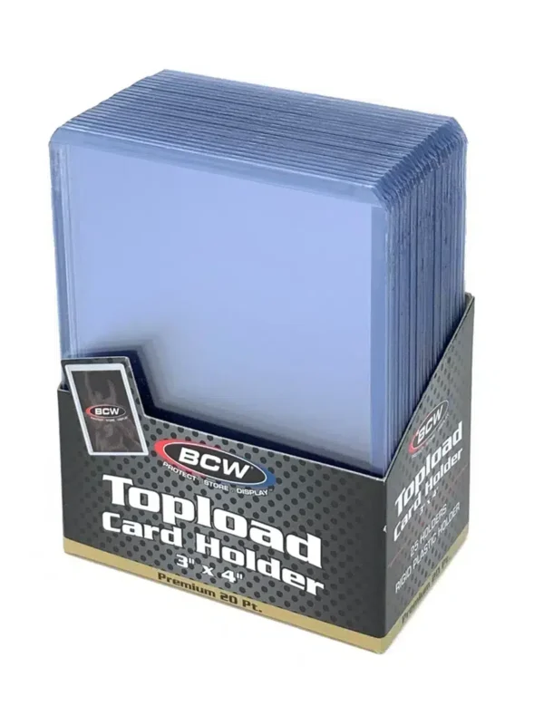 3x4 Topload Card Holder - Premium - Front2