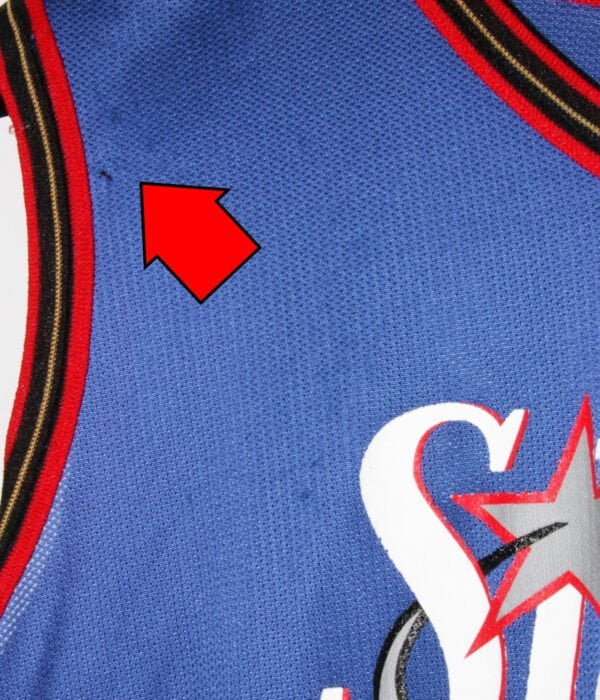 Allen Iverson #3 Philadelphia 76ers - Champion - L - Closup3