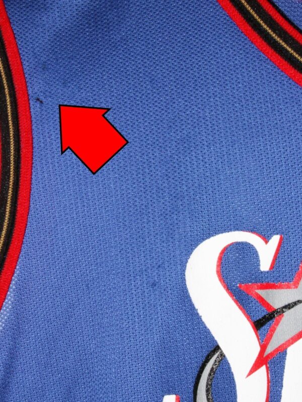 Allen Iverson #3 Philadelphia 76ers - Champion - L - Closup3